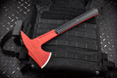 Knight Hawk Black G-10 Handles with Firehouse Red Cerakote Finish and Sheath