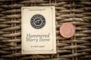 Limited Edition Hammered Worry Coin - Copper