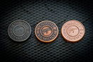 Limited Edition Hammered Worry Coin - Copper