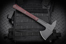 Knight Hawk Black/Cherry G-10 Handles with Black Cerakote Finish and Sheath