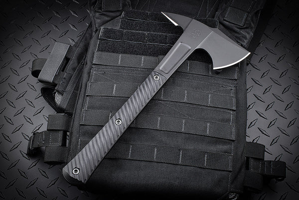 Knight Hawk Black G-10 Handles with Black Cerakote Finish and Sheath