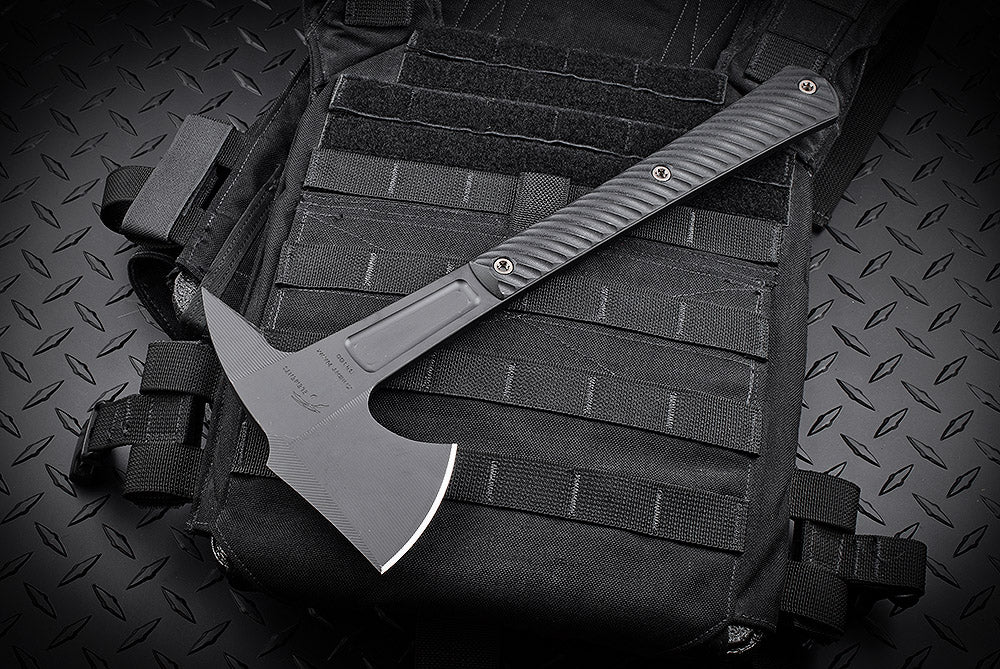 Knight Hawk Black G-10 Handles with Black Cerakote Finish and Sheath ...
