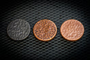 Limited Edition Hammered Worry Coin - Copper